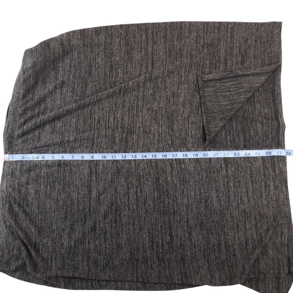 Logo by Lori Goldstein Skirt Size 3X Gray Elastic Waist Stretch Knit Pull On - Picture 4 of 5